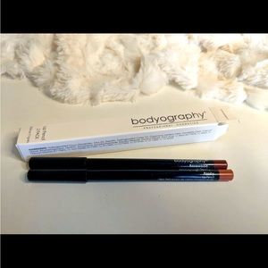 Bodyography Lip Pencil 2 Pack Pouty & Rosewood Full Size NIB